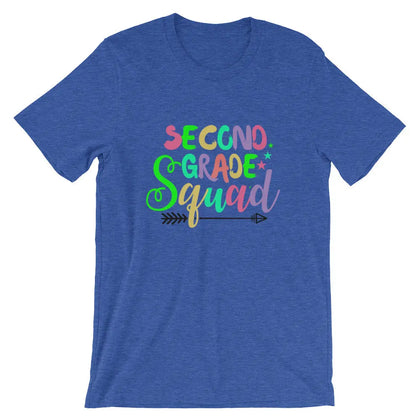 Second Grade Squad Teacher Short-Sleeve Unisex T-Shirt The Teacher's Crate
